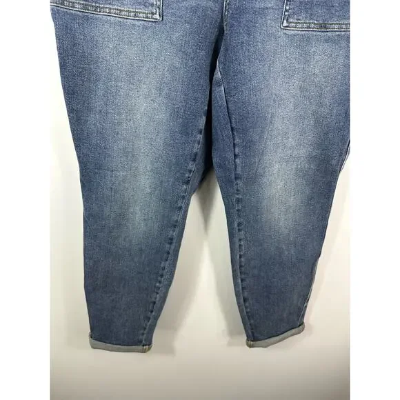 Judy Blue Denim Jogger Jeans Medium Wash Size 14W NEW - Picture 8 of 14